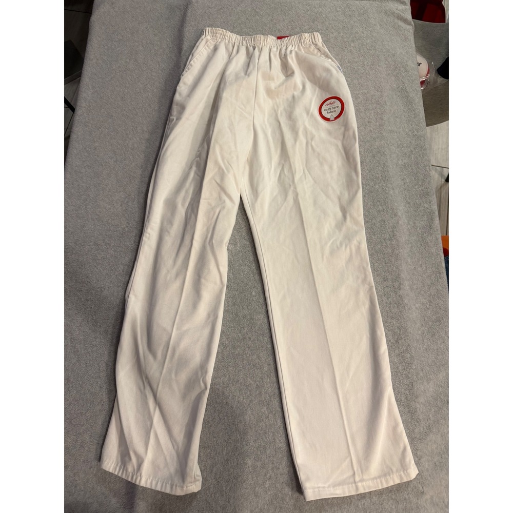 Vintage Chic Easy Care Pants Womens 12 Petite Elastic Waist Straight Leg NWT